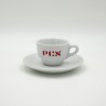 ecs espresso cup with saucer - set of 6