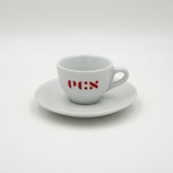 ecs espresso cup with saucer - set of 6