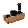 eureka tamp station double oak - elegant & functional
