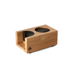 eureka tamp station single oak - sleek & efficient