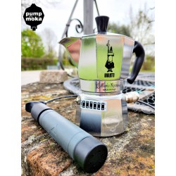 pump my moka - bialetti 3 cups - enhancing moka pots