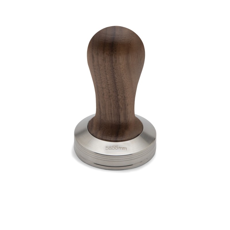 lelit tamper walnut - classic & durable