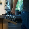 Weber Workshops Bean Cellar Glass - Teak & Brass Base