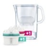 bwt aqualizer 2.6l pitcher white - water filtration