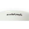 rocket hashtag cappuccino cups white - set of 6