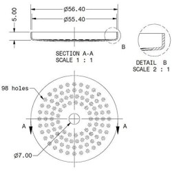 ims shower screen ma 200 im - for marzocco & slayer