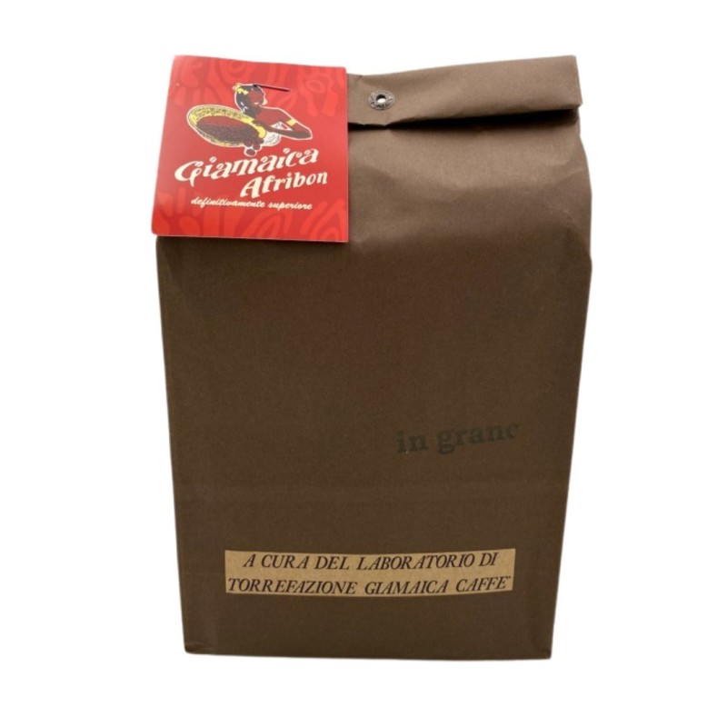 giamaica caffè afribon whole beans 0.5 kg - rich flavor