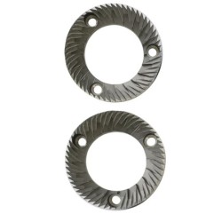eureka 55 mm hardened steel burrs - durable & sharp