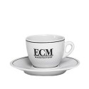 ecm cappuccino cups with saucers - set of 6
