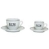 ecm cappuccino cups with saucers - set of 6