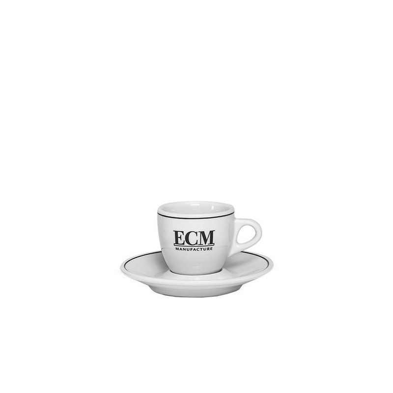 ecm espresso cups with saucers - set of 6