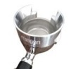 eureka mignon dosing funnel chrome - sleek design