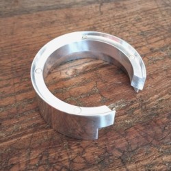 eureka mignon dosing funnel chrome - sleek design