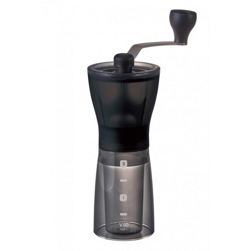 hario mini-slim+ coffee grinder - compact & efficient