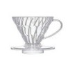 hario dripper v60 01 transparent plastic - efficient