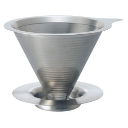 hario double mesh metal dripper 01 - precision