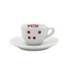 ecs espresso cup "dots" with saucer - set of 6