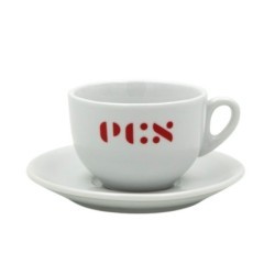 Ecs Cappuccino Cup With Saucer - Set Of 6