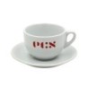 ecs cappuccino cup with saucer - set of 6