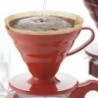 hario v60 02 coffee dripper ceramic red - precision brewing