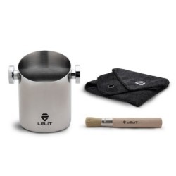 Lelit Knock Box With Cloth And Brush