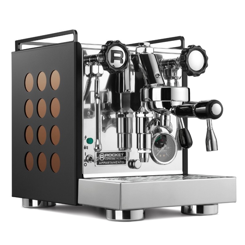 rocket appartamento serie nera espresso machine